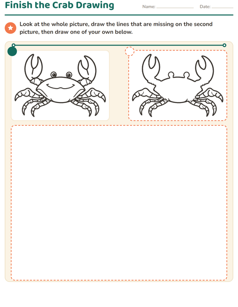 Preview of How to Draw worksheet for kindergarten