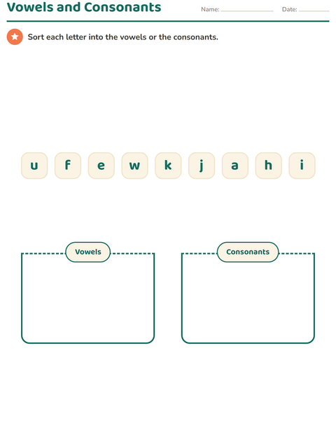 Preview of Letter Knowledge worksheet for kindergarten