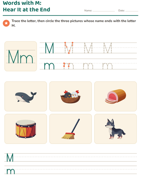 Preview of Letter of the Week worksheet for kindergarten