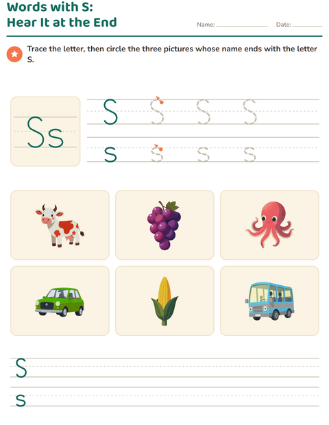 Preview of Letter of the Week worksheet for kindergarten
