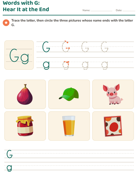 Preview of Letter of the Week worksheet for kindergarten