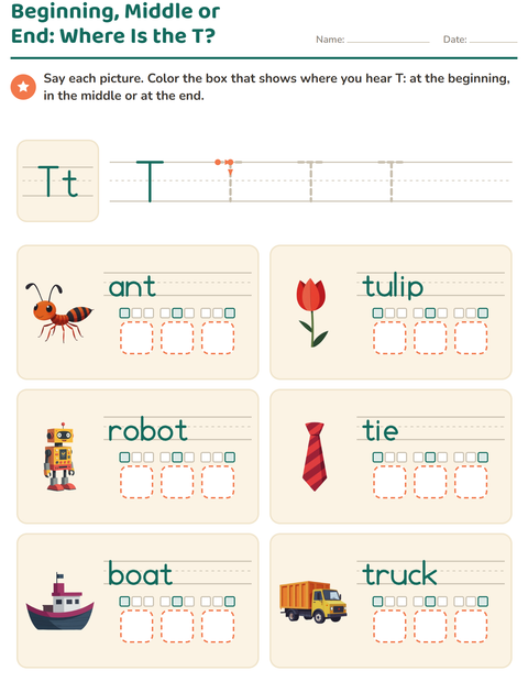 Preview of Letter of the Week worksheet for kindergarten