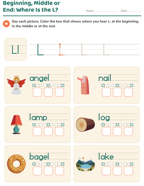 Preview of Letter of the Week worksheet for kindergarten