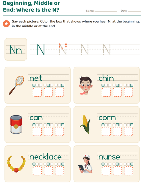 Preview of Letter of the Week worksheet for kindergarten