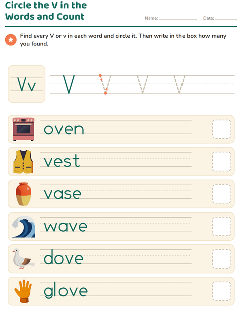Preview of Letter of the Week worksheet for kindergarten