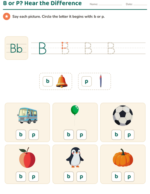 Preview of Letter of the Week worksheet for kindergarten