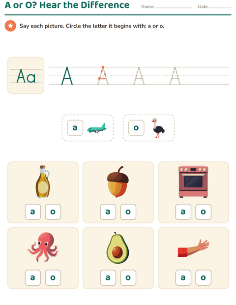 Preview of Letter of the Week worksheet for kindergarten