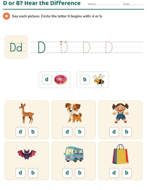 Preview of Letter of the Week worksheet for kindergarten