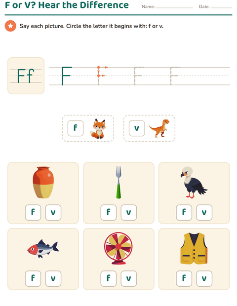 Preview of Letter of the Week worksheet for kindergarten