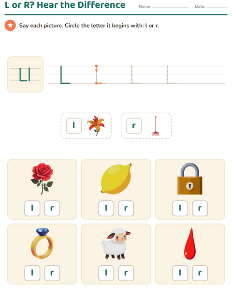 Preview of Letter of the Week worksheet for kindergarten