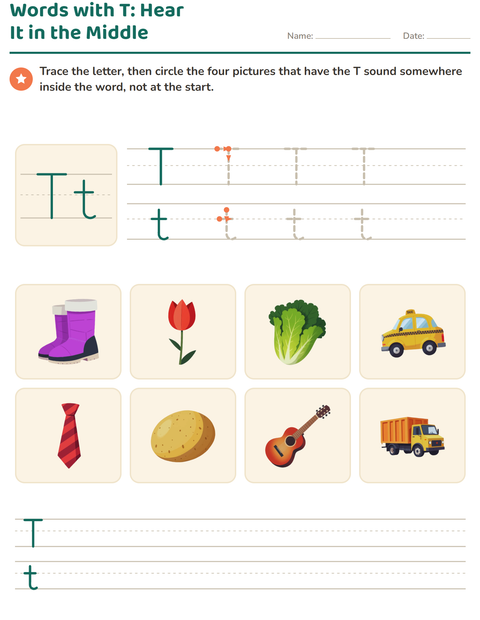 Preview of Letter of the Week worksheet for kindergarten