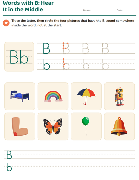 Preview of Letter of the Week worksheet for kindergarten