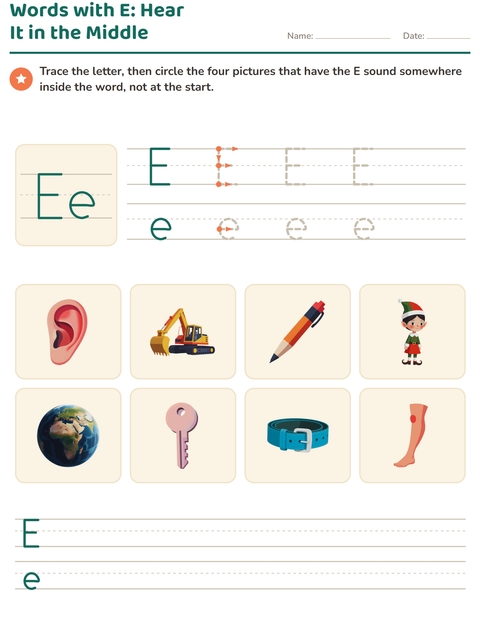 Preview of Letter of the Week worksheet for kindergarten