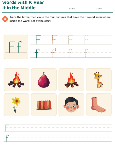 Preview of Letter of the Week worksheet for kindergarten