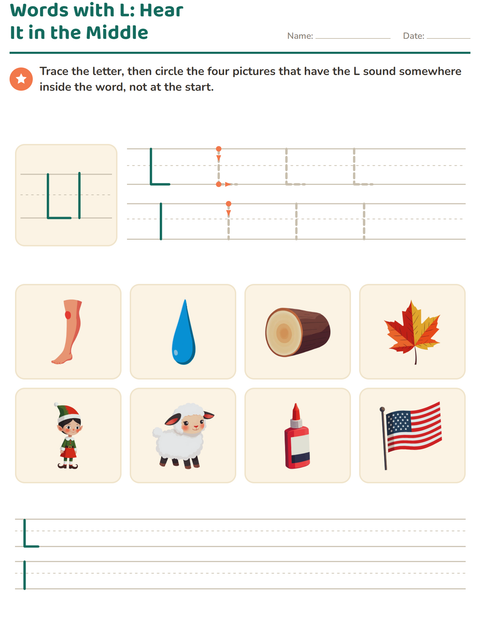 Preview of Letter of the Week worksheet for kindergarten