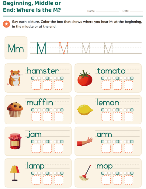 Preview of Letter of the Week worksheet for kindergarten