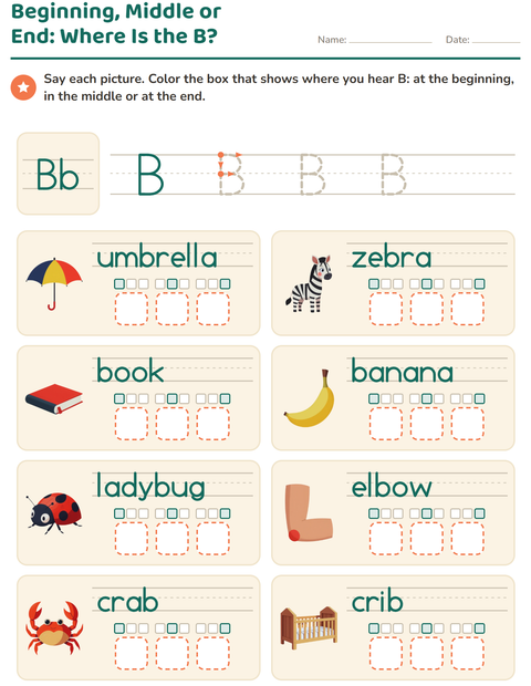 Preview of Letter of the Week worksheet for kindergarten