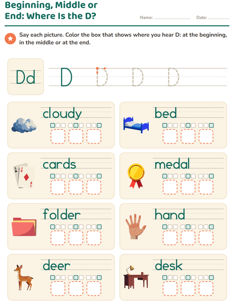 Preview of Letter of the Week worksheet for kindergarten