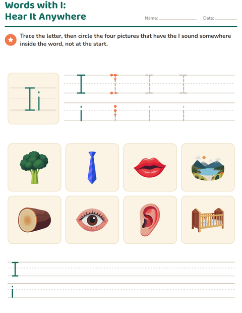 Preview of Letter of the Week worksheet for kindergarten