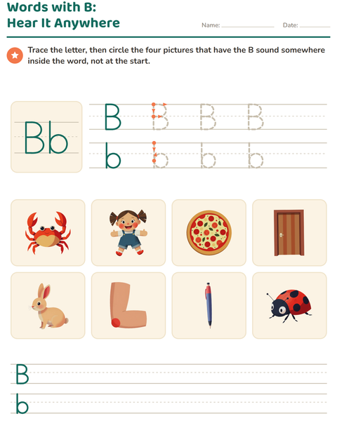 Preview of Letter of the Week worksheet for kindergarten