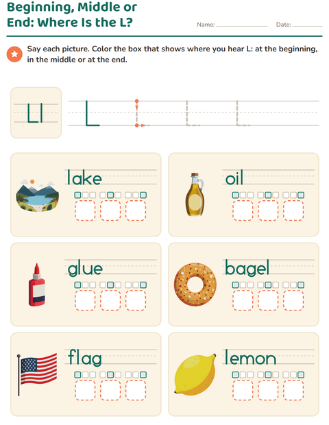 Preview of Letter of the Week worksheet for kindergarten