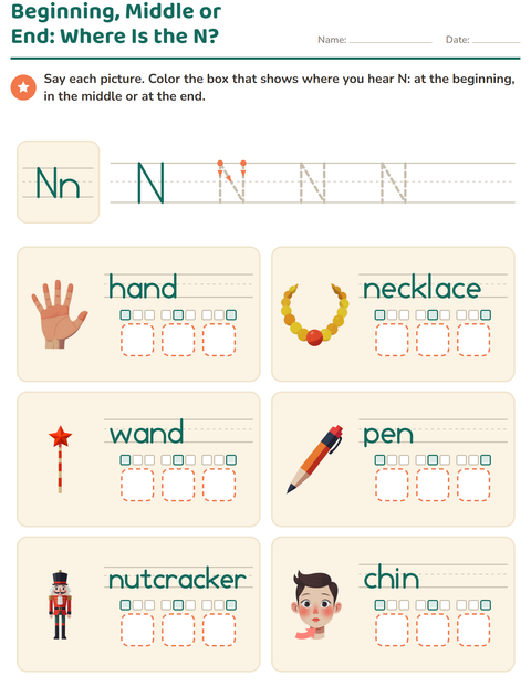 Preview of Letter of the Week worksheet for kindergarten