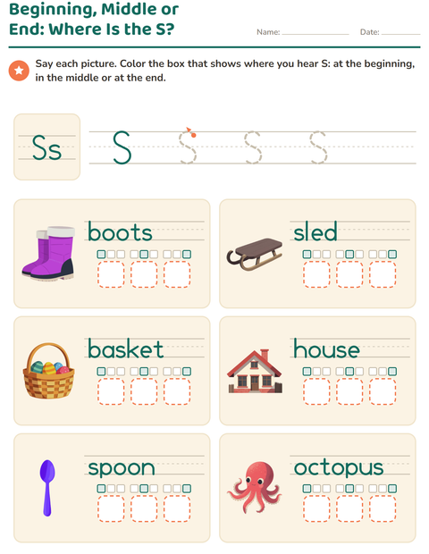 Preview of Letter of the Week worksheet for kindergarten