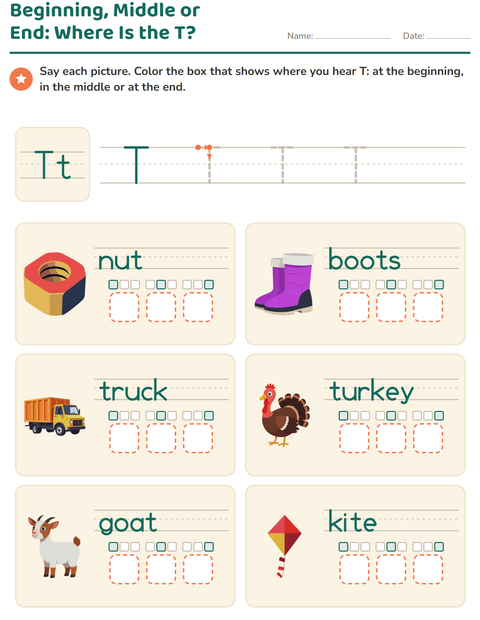 Preview of Letter of the Week worksheet for kindergarten