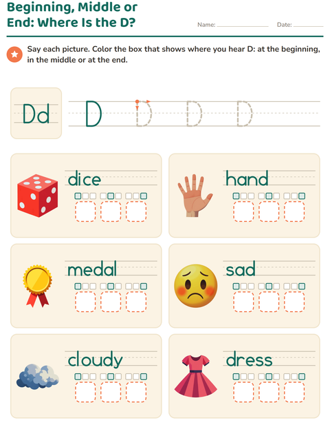Preview of Letter of the Week worksheet for kindergarten
