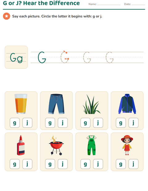 Preview of Letter of the Week worksheet for kindergarten