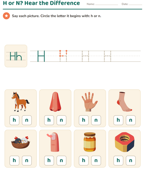 Preview of Letter of the Week worksheet for kindergarten