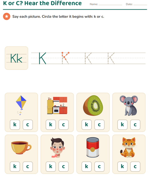 Preview of Letter of the Week worksheet for kindergarten