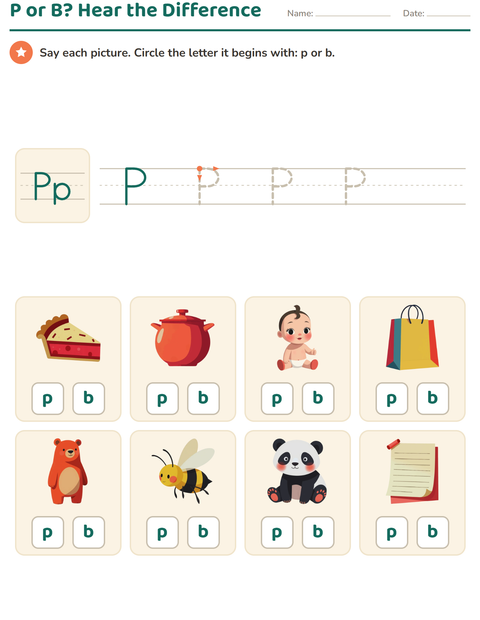 Preview of Letter of the Week worksheet for kindergarten