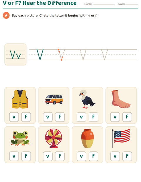 Preview of Letter of the Week worksheet for kindergarten