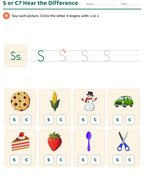 Preview of Letter of the Week worksheet for kindergarten