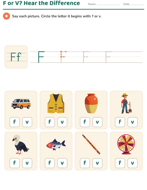 Preview of Letter of the Week worksheet for kindergarten