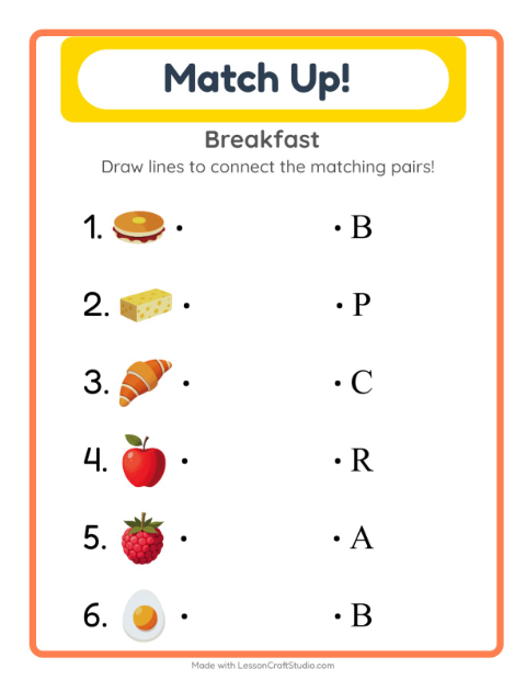 Preview of Picture Trail worksheet featuring Hospital for kindergarten