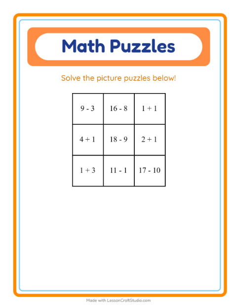 Preview of Missing Pieces worksheet featuring Space for kindergarten