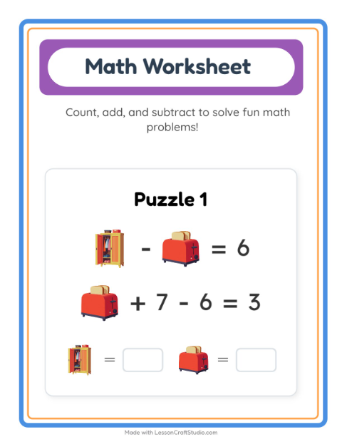 Symbol Math with Around the House