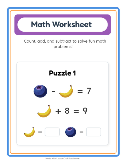 Preview of Find Objects worksheet featuring Pets for kindergarten