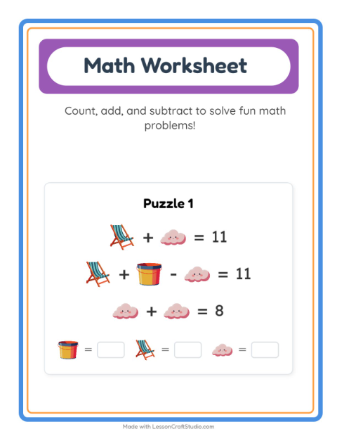 Preview of Missing Pieces worksheet featuring Flowers for kindergarten