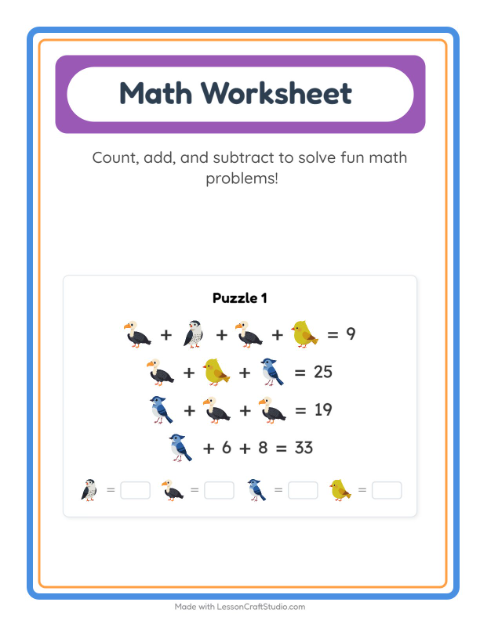 Preview of Crossword worksheet featuring Around the House for grade 2