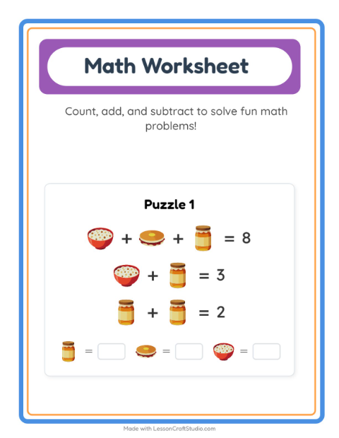 Preview of Cryptogram worksheet for kindergarten