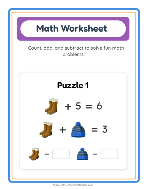Preview of Find Objects worksheet featuring Tools for kindergarten