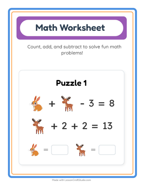 Preview of Picture Sort worksheet for kindergarten