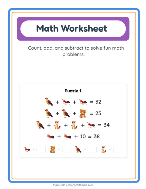 Preview of Find And Count worksheet featuring Breakfast for preschool