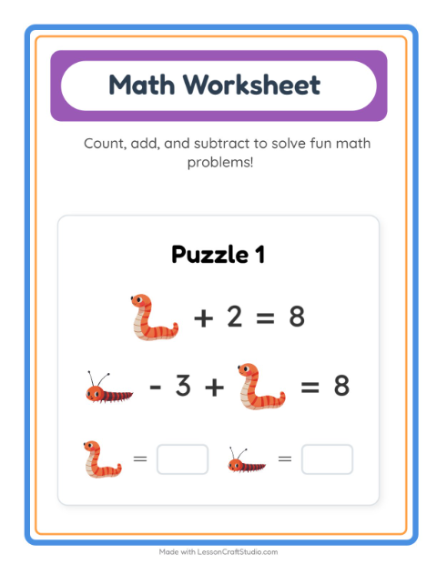Symbol Math with Insects and Bugs