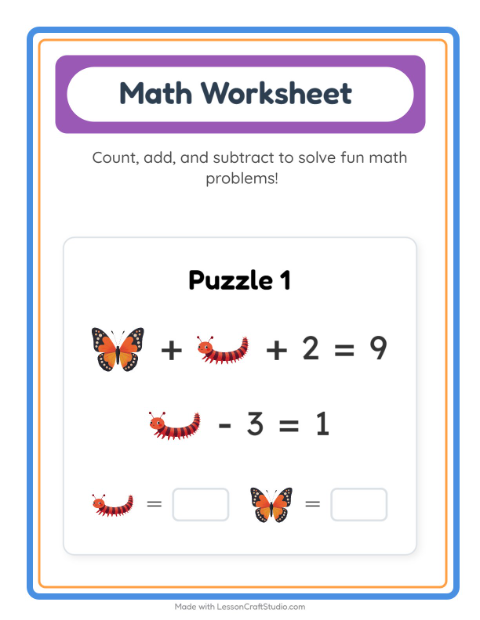 Preview of Code Addition worksheet featuring Things That Fly for kindergarten