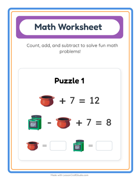 Symbol Math with Kitchen Tools