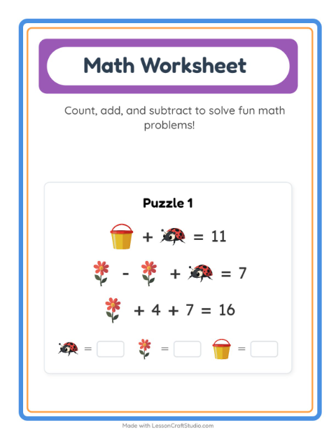 Preview of Missing Pieces worksheet featuring Space for kindergarten